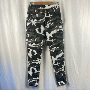 American Bazi Women’s Camouflage Cargo Joggers Pants Size Large